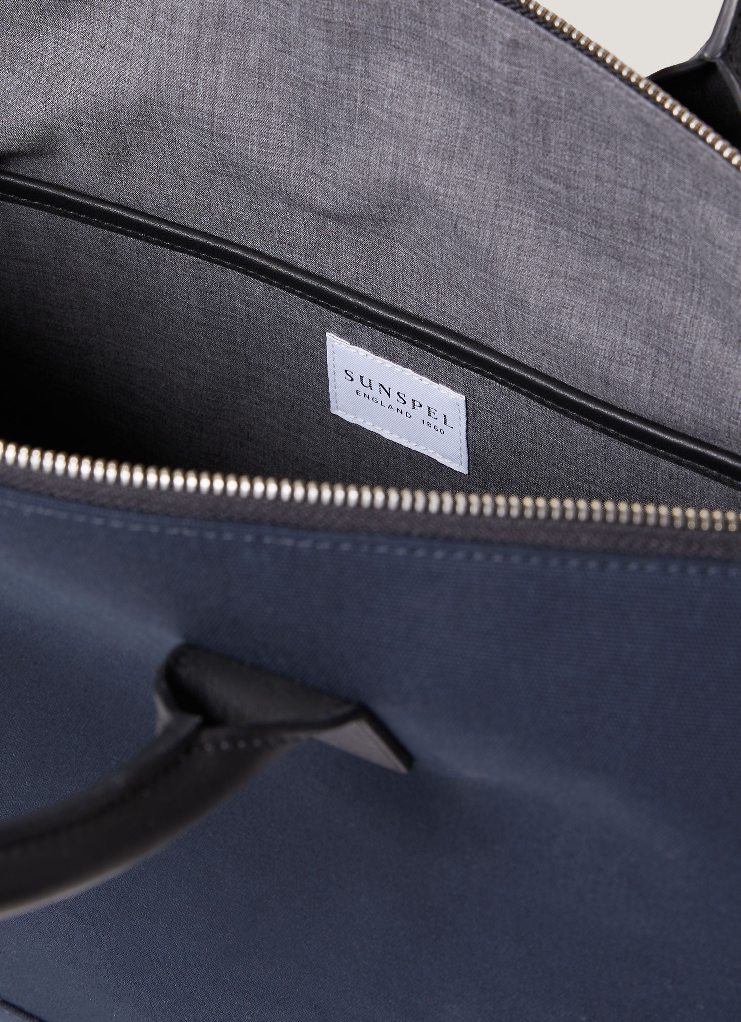 Briefcase in Navy - Image 5