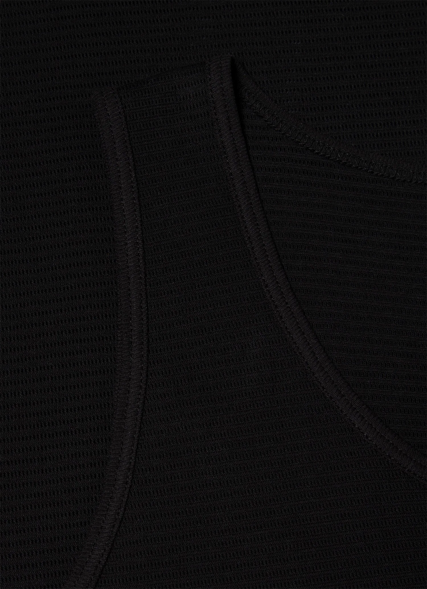 Men's Cellular Cotton Underwear Vest in Black - Image 4