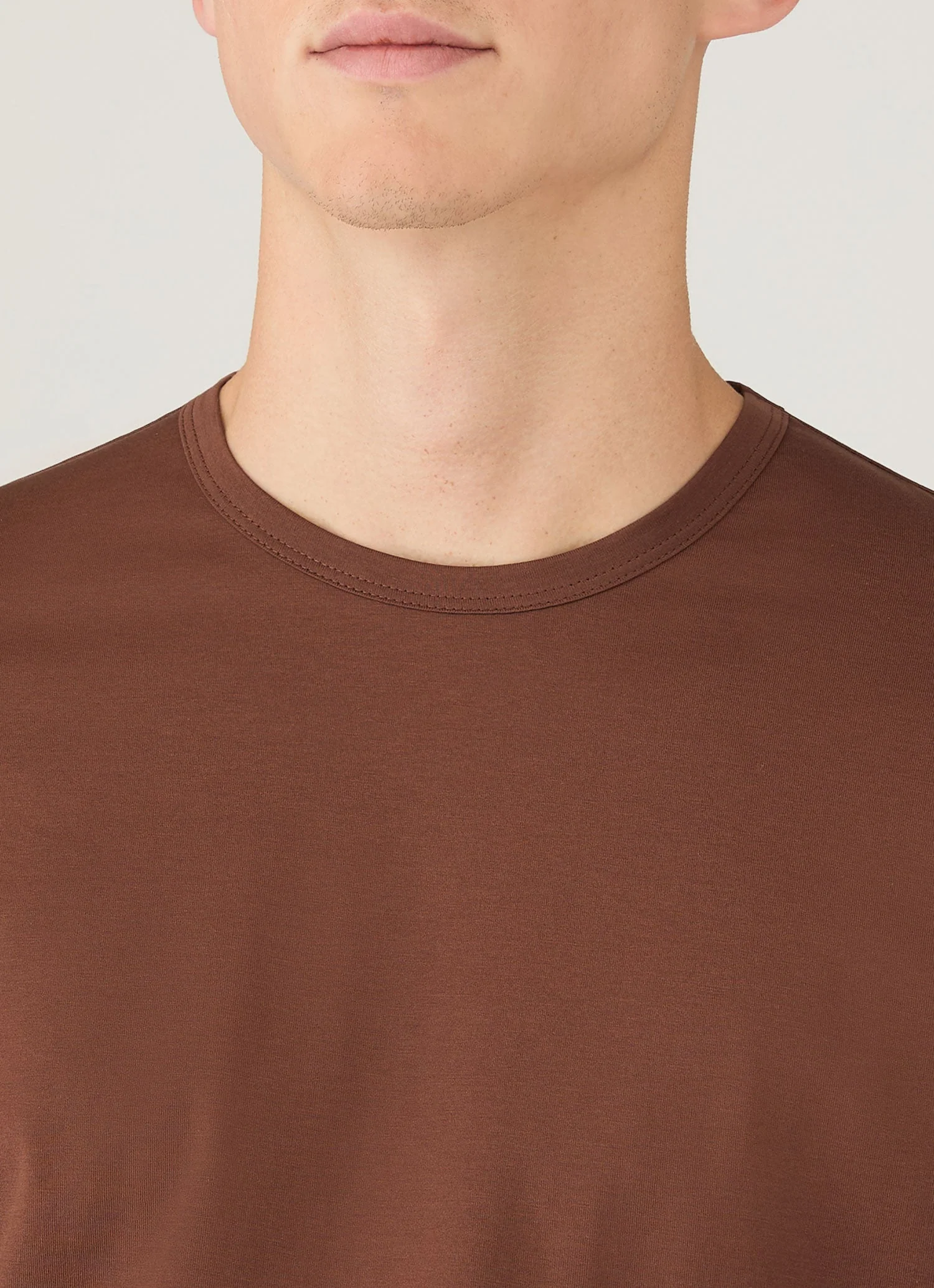 Men's Classic T-shirt in Conker Brown - Image 6