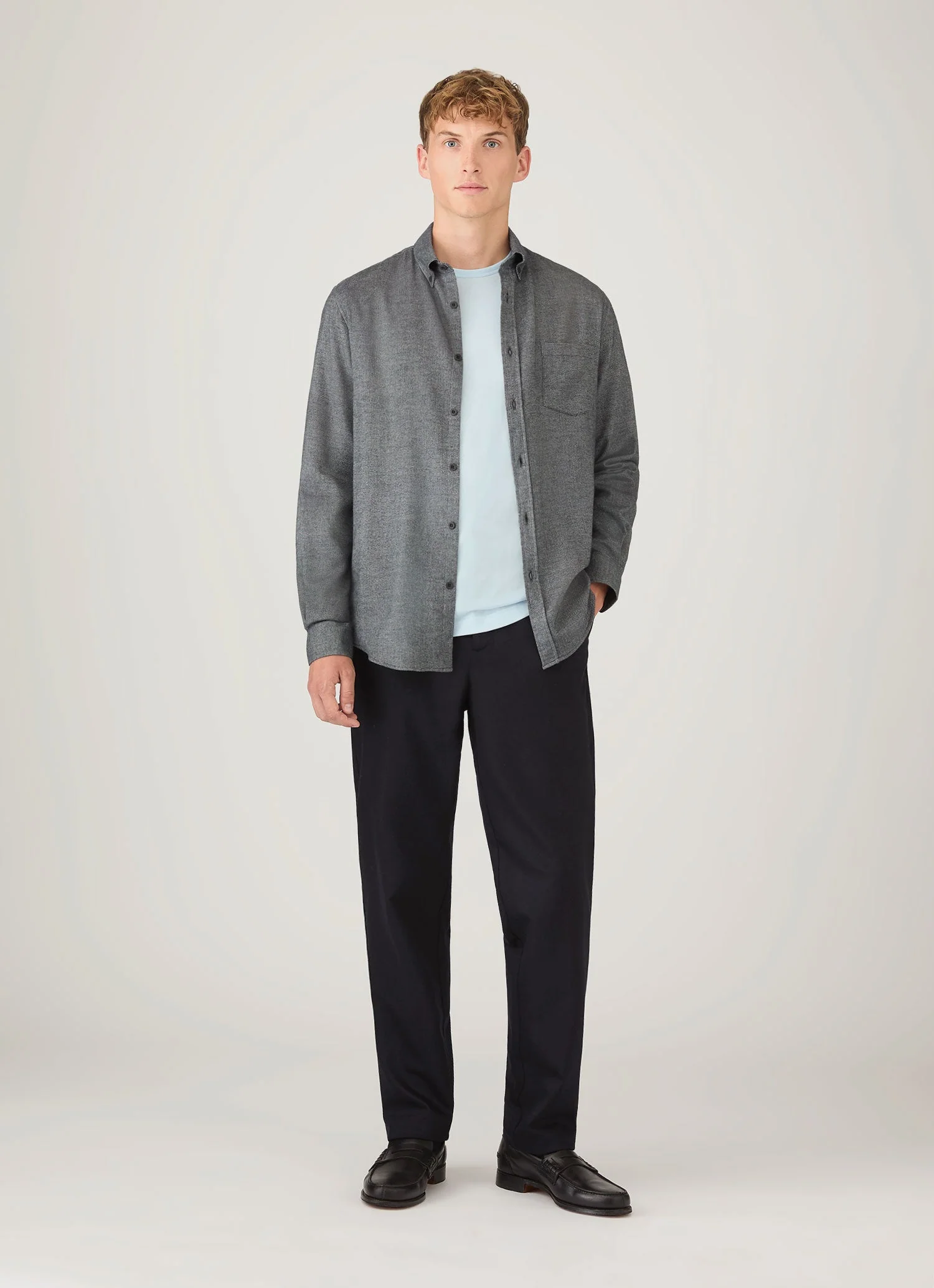 Men's Classic T-shirt in Frost Blue - Image 3