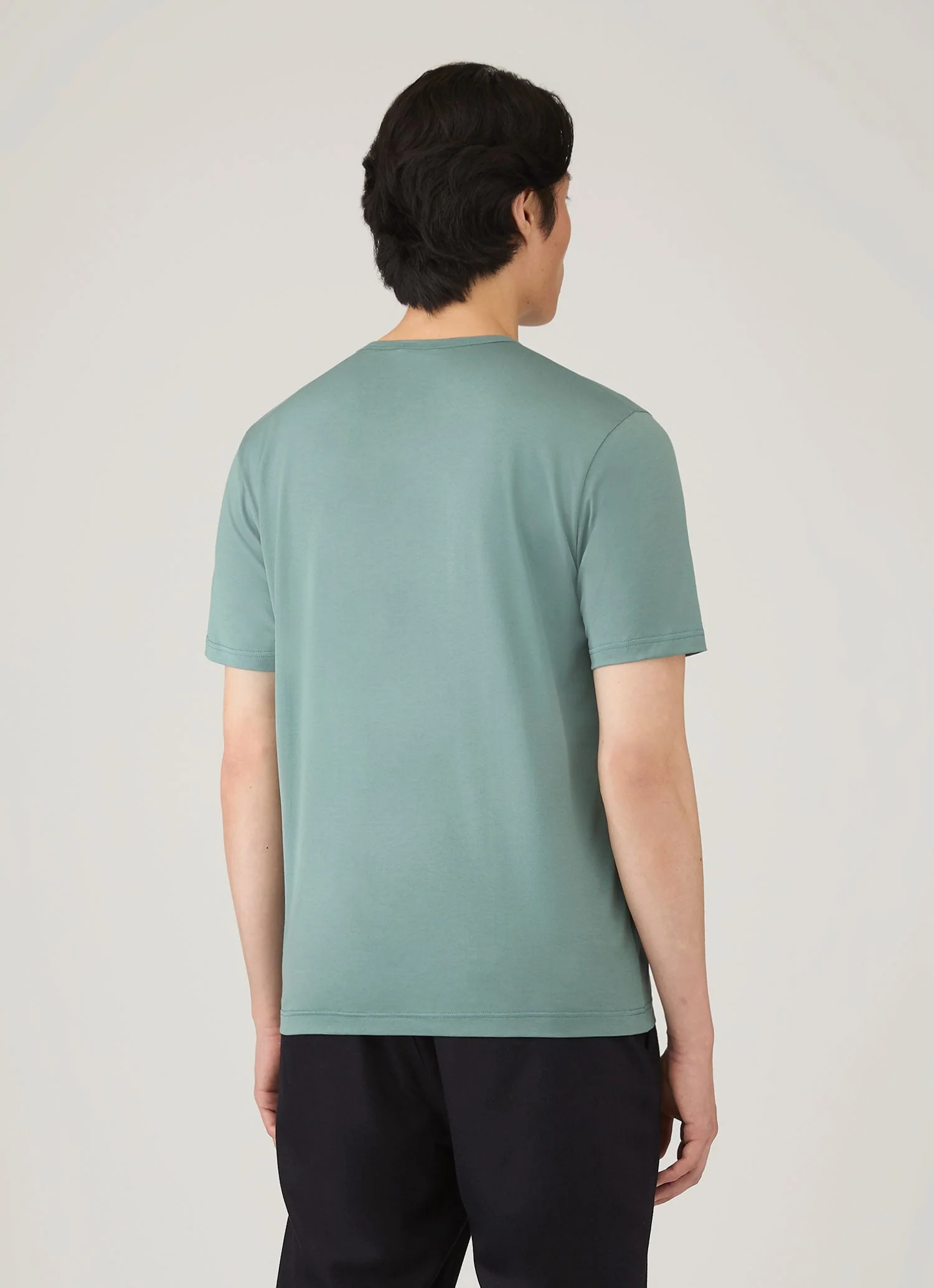 Men's Classic T-shirt in Steel Green - Image 5