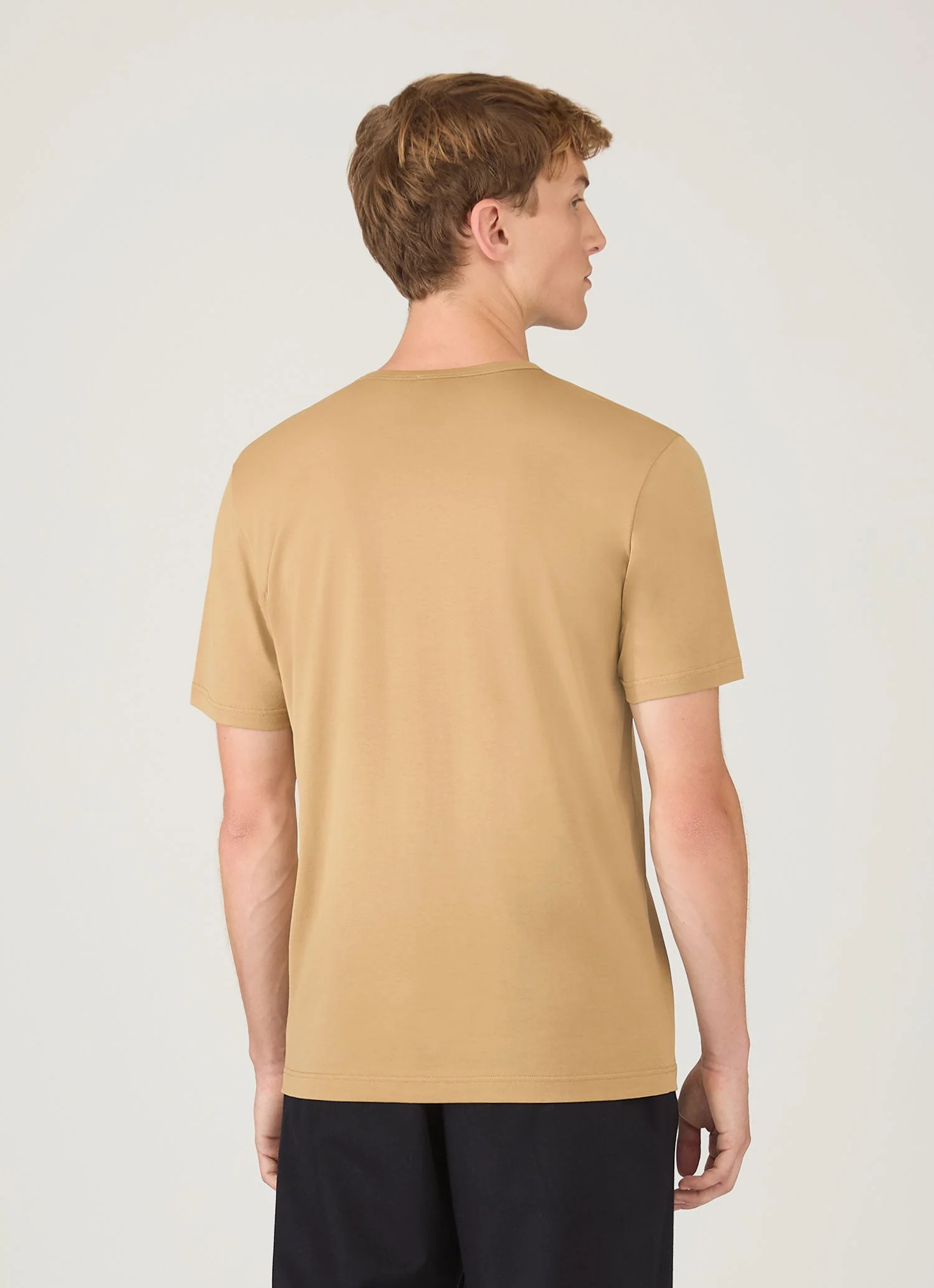 Men's Classic T-shirt in Tan - Image 5
