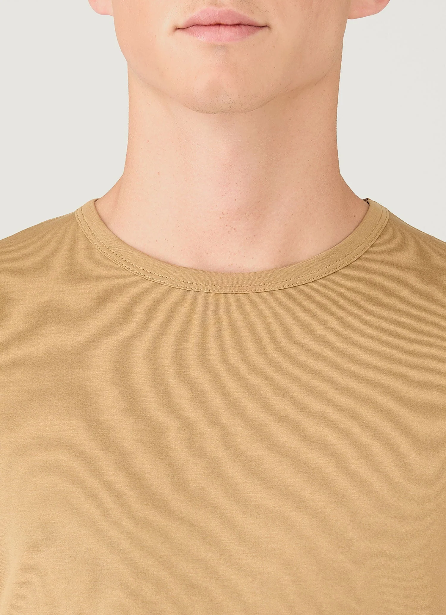 Men's Classic T-shirt in Tan - Image 6