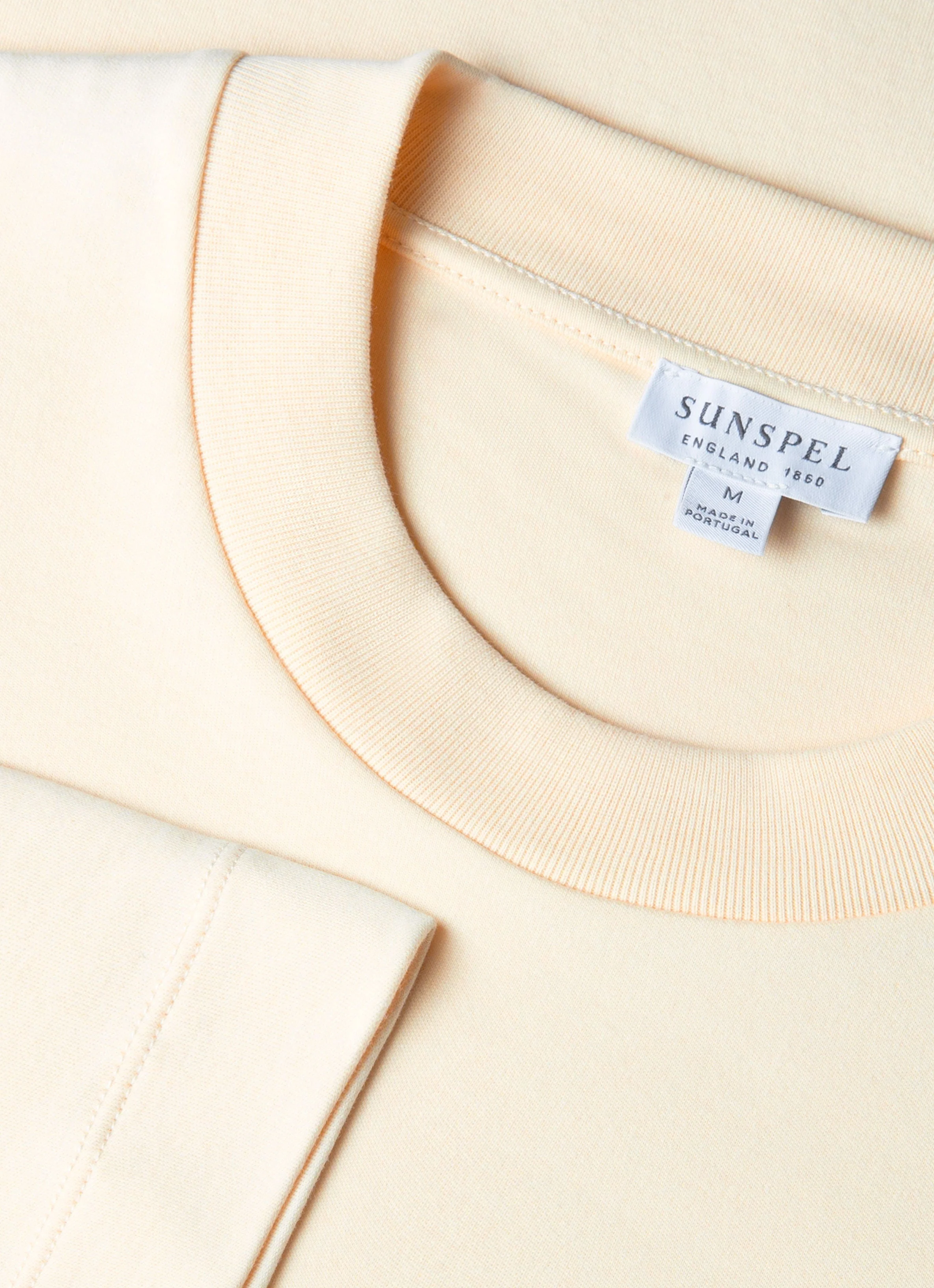 Men's Long Sleeve Heavyweight T-shirt in Undyed - Image 4