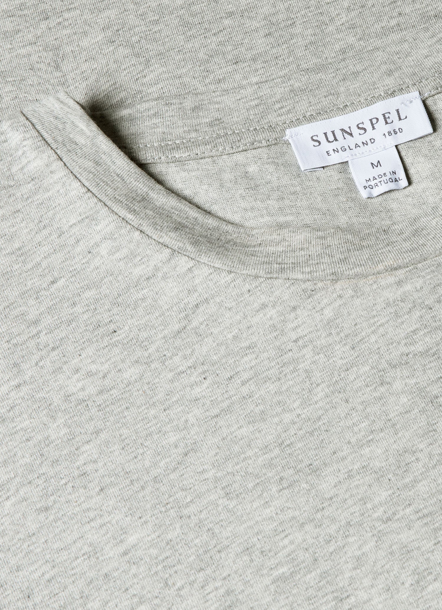 Men's Riviera T-shirt in Grey Melange - Image 4