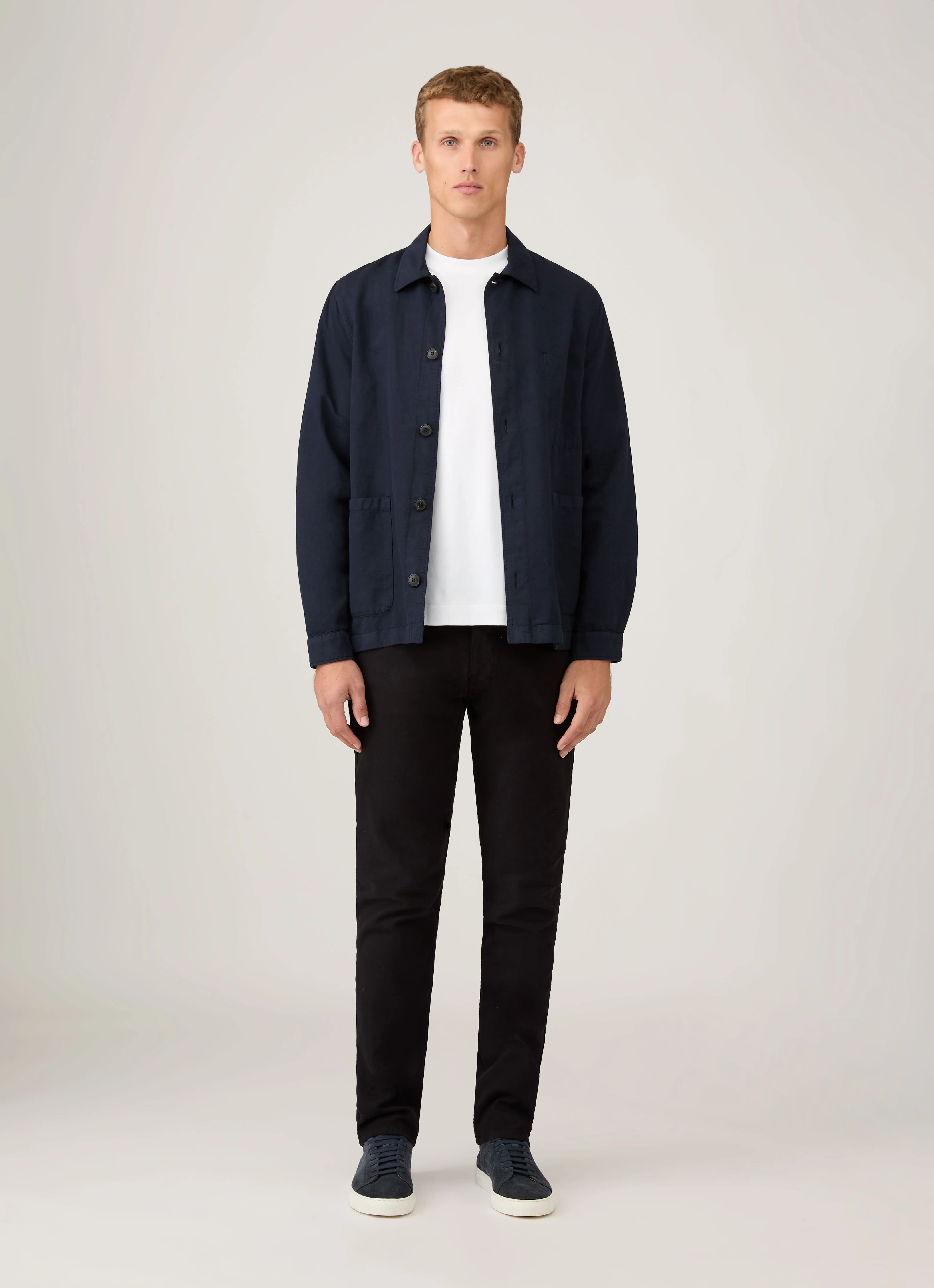 Men's Relaxed Fit Heavyweight T-shirt in White - Image 3