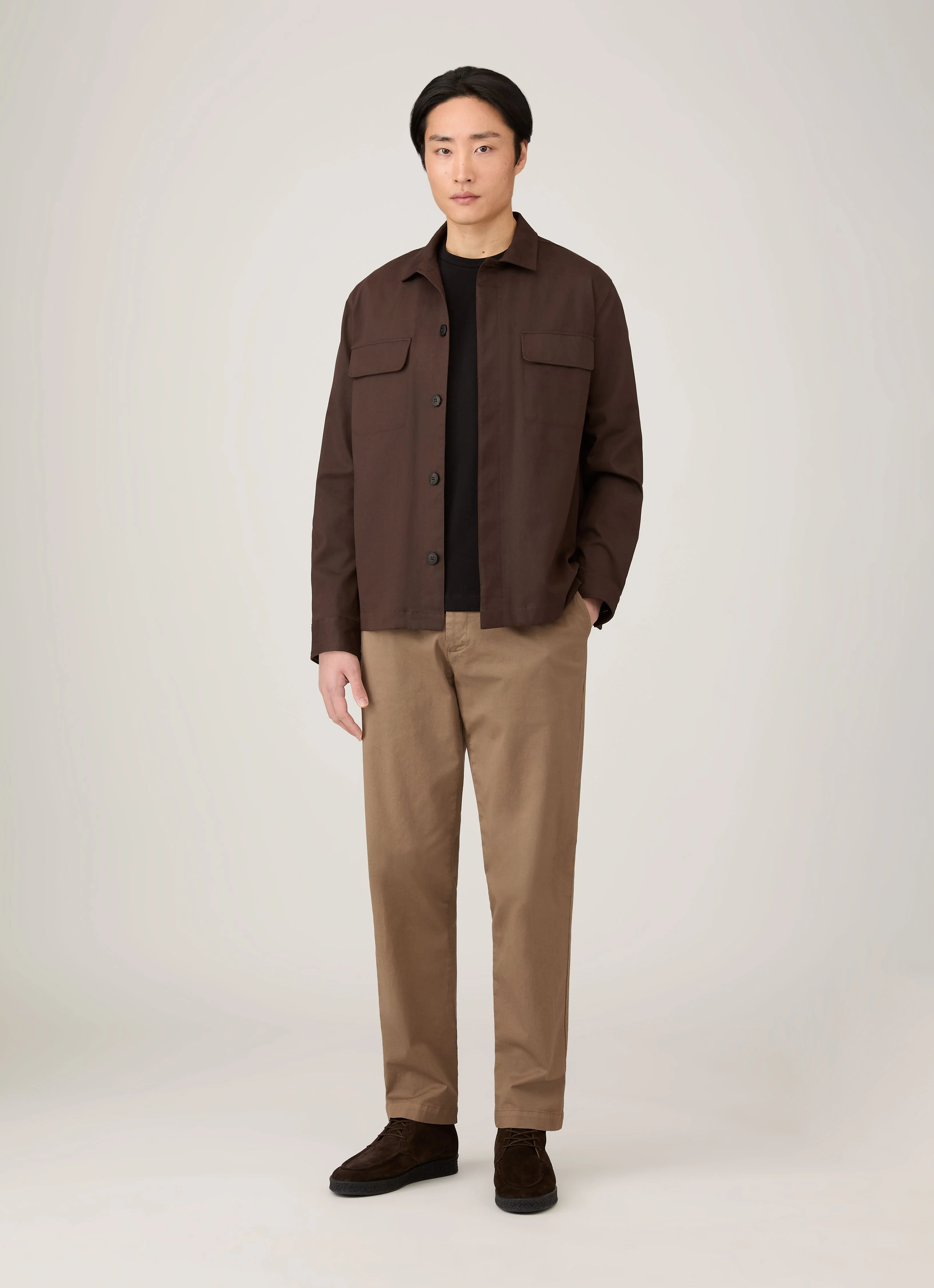 Men's Single Jersey T-shirt in Black - Image 3