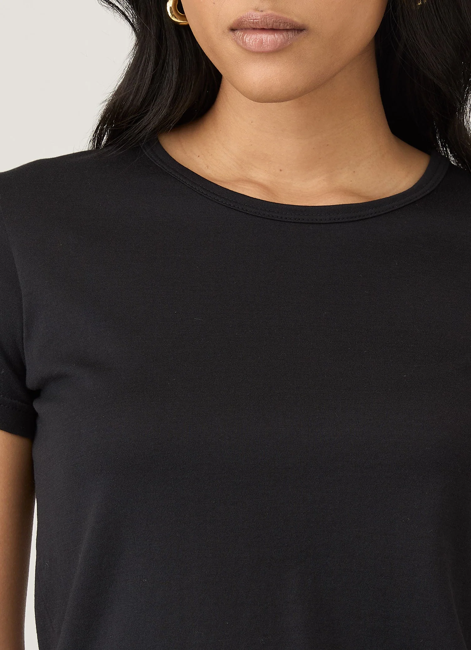 Women's Classic T-shirt in Black - Image 4